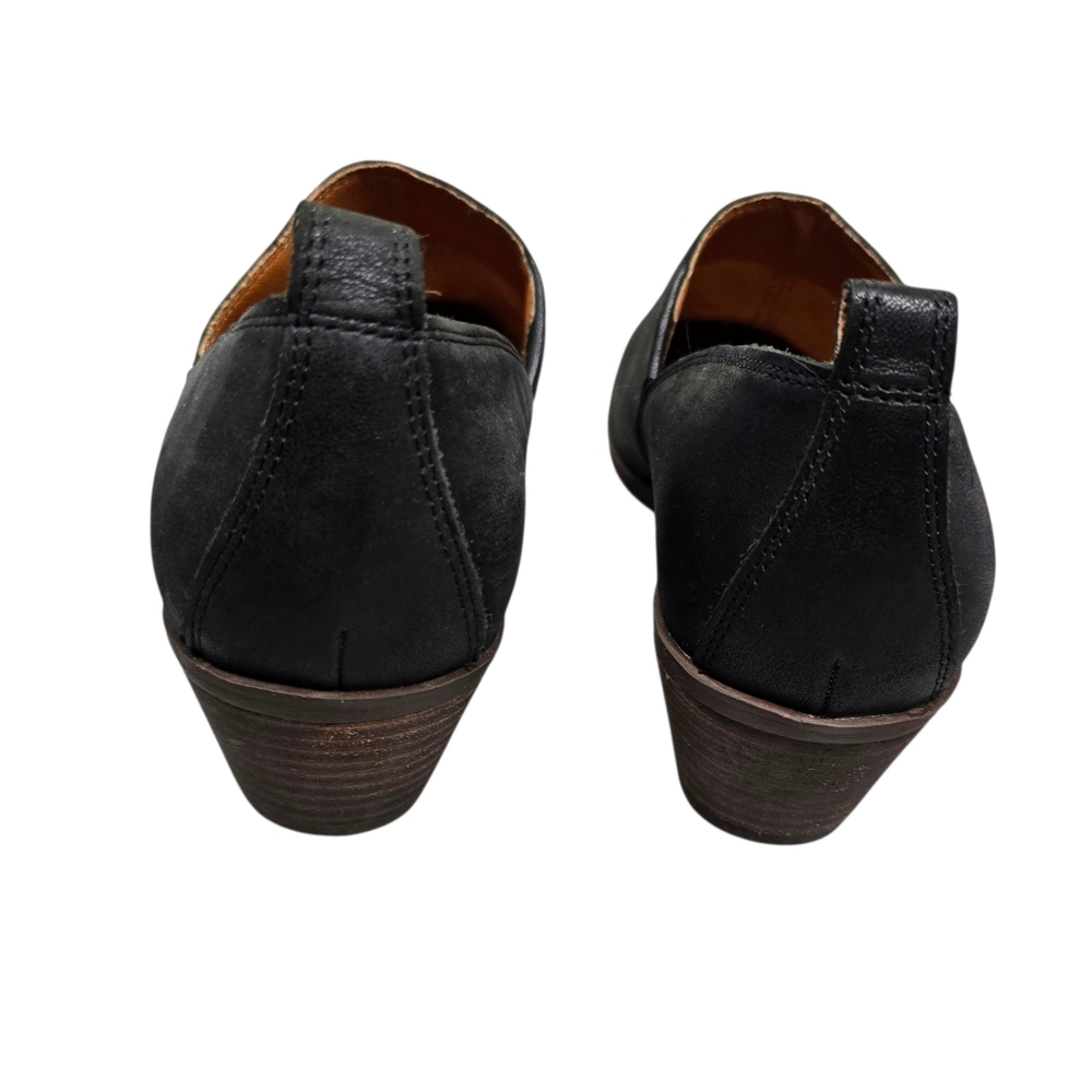 Lucky Brand Womens Morriah Black Leather Shoes Size 7.5 - Picture 6 of 9